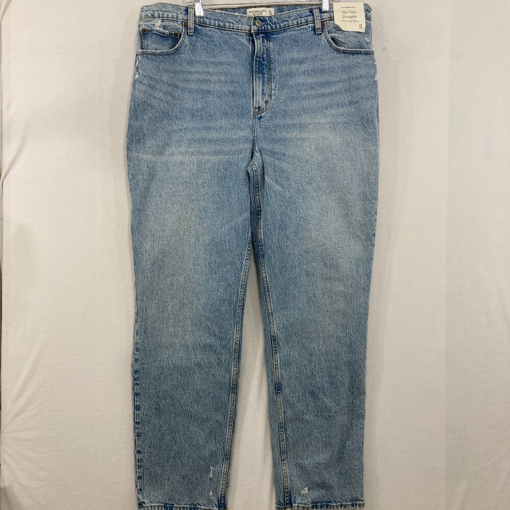 New Abercrombie‎ & Fitch size 20 Long the 90's Straight Ultra High Rise Jeans